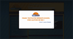 Desktop Screenshot of franctextile.ro
